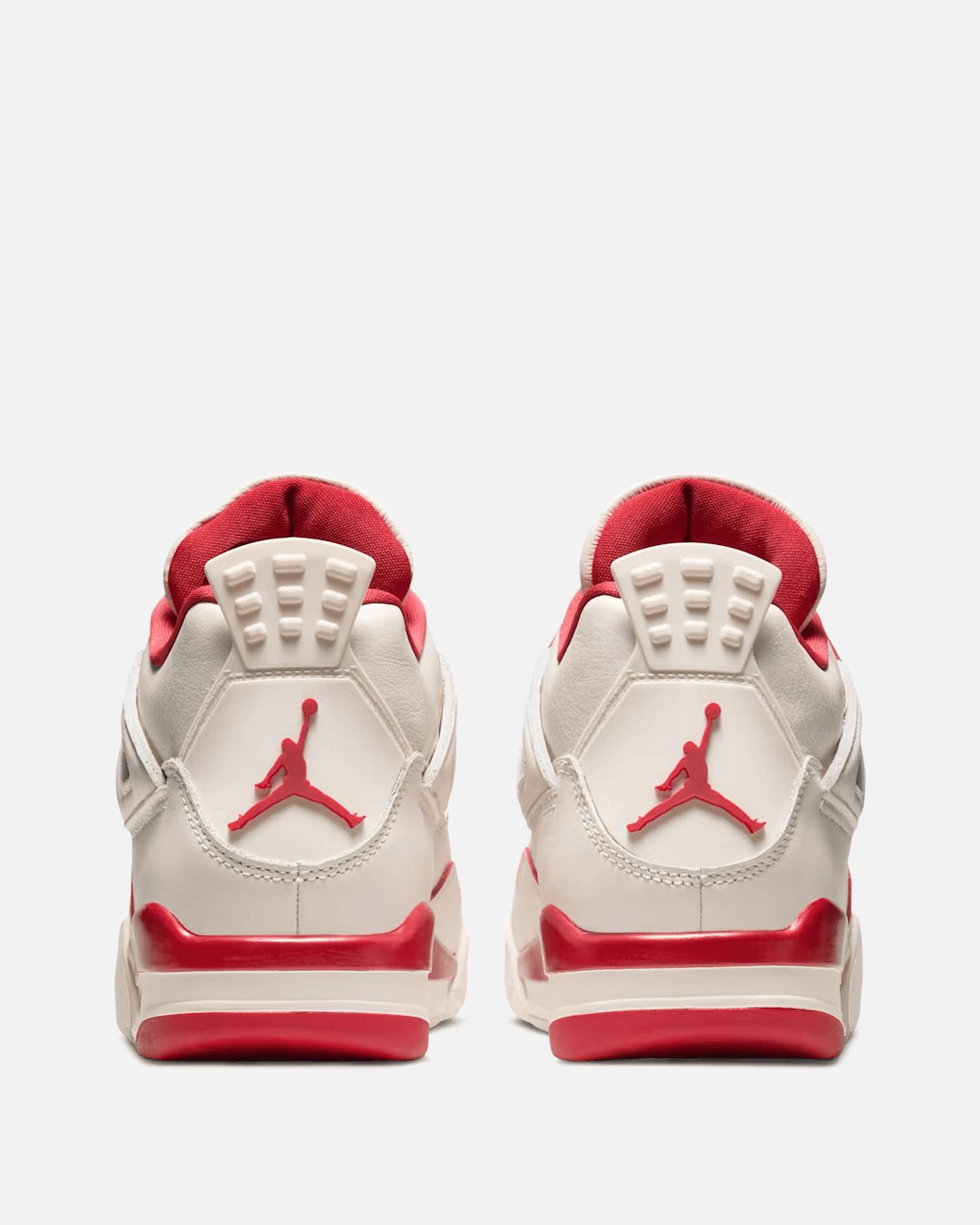 Jordan Men's Sneakers Women's Air Jordan 4 in Pale Ivory/Tough Red