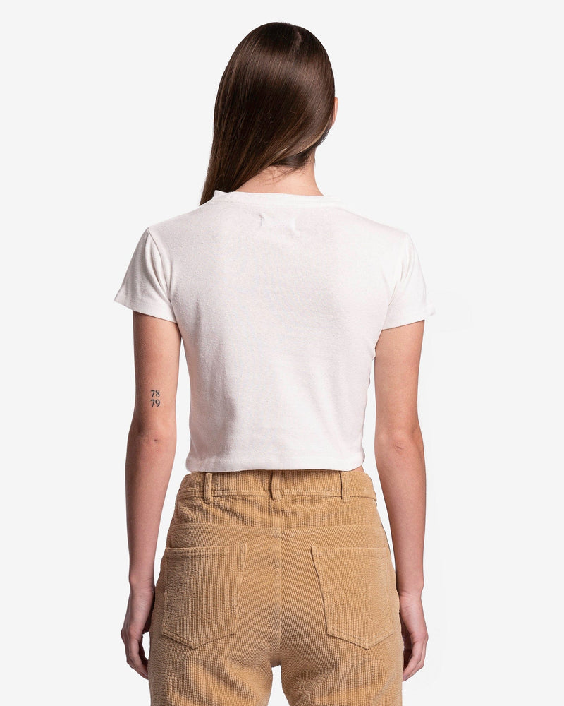 ERL Women T-Shirts Women's Hard Day Graphic T-Shirt in White