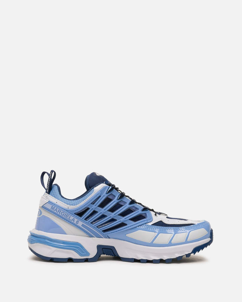 MM6 Maison Margiela Womens Sneakers Women's MM6 x Salomon ACS Pro in Heather/Blue Print