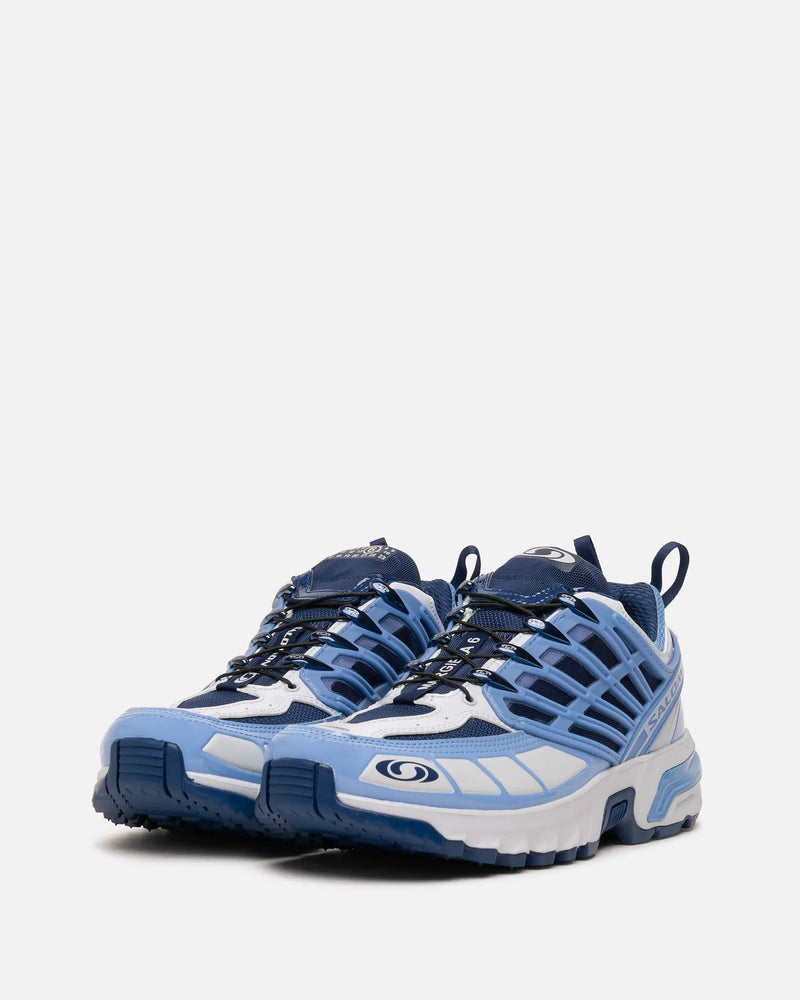 MM6 Maison Margiela Womens Sneakers Women's MM6 x Salomon ACS Pro in Heather/Blue Print
