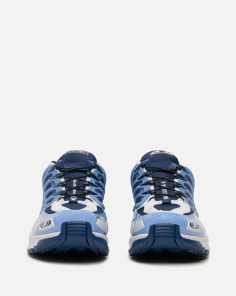 MM6 Maison Margiela Womens Sneakers Women's MM6 x Salomon ACS Pro in Heather/Blue Print