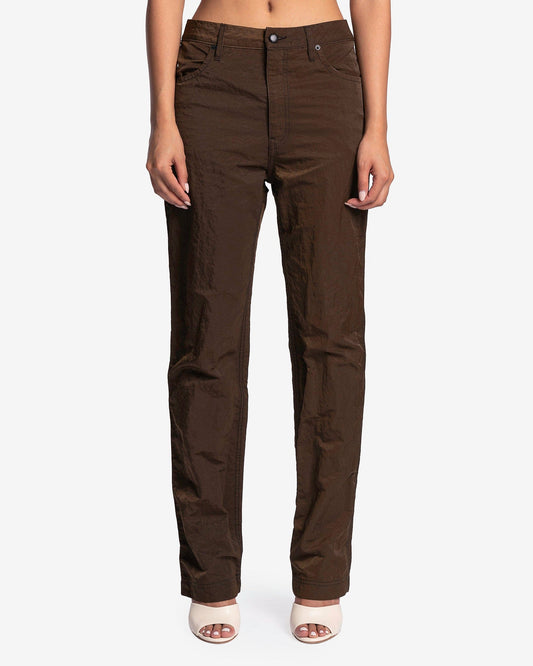 Eckhaus Latta Women Pants Women's Mobile Pants in Mud