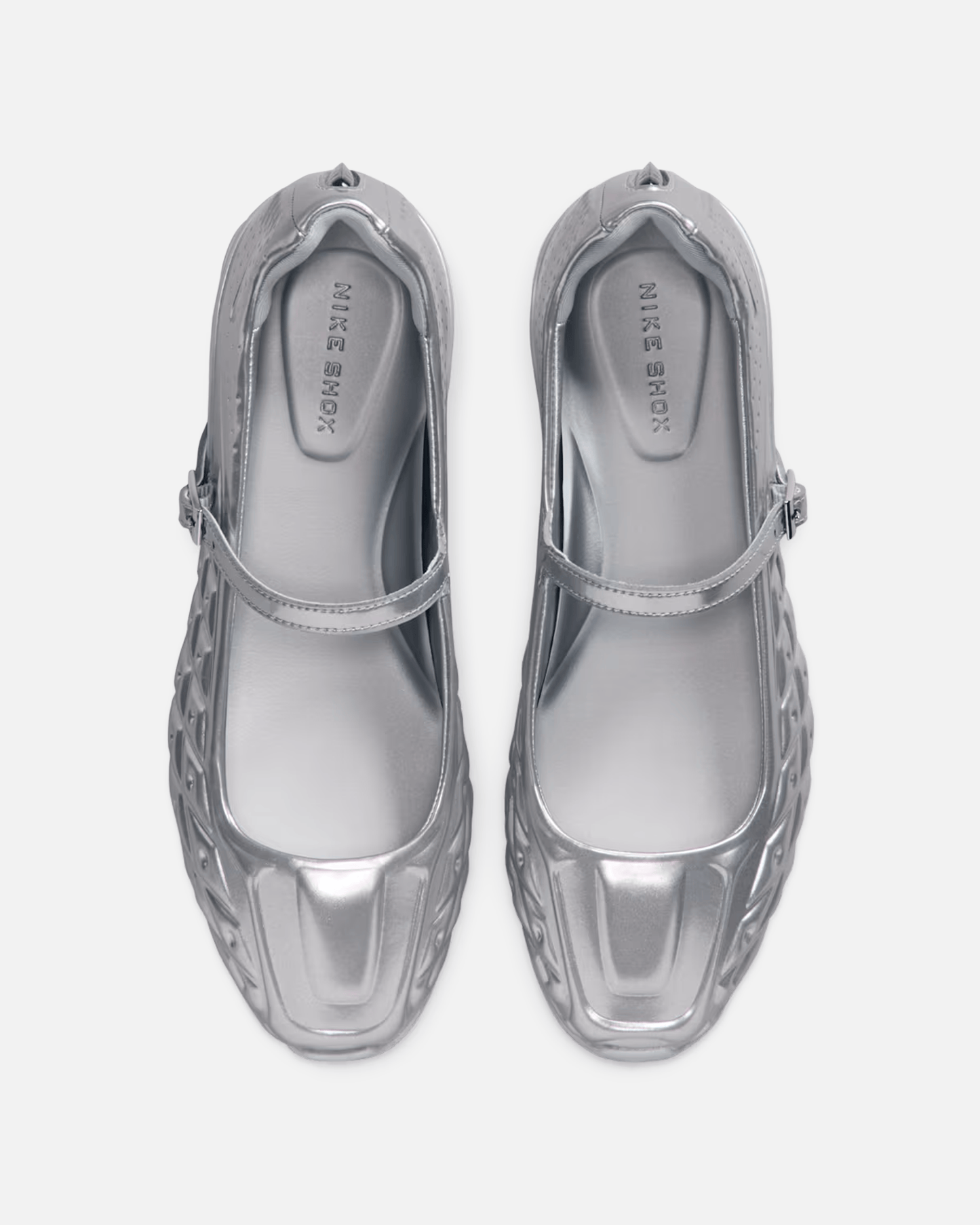 Nike Men's Sneakers Women's Shox Z Calistra in Metallic Silver