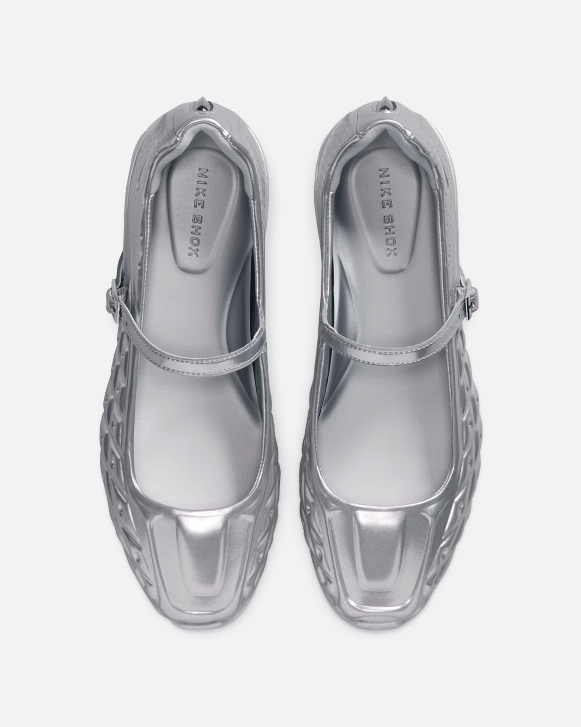 Nike Men's Sneakers Women's Shox Z Calistra in Metallic Silver