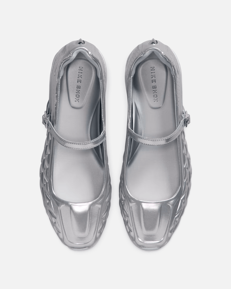 Nike Men's Sneakers Women's Shox Z Calistra in Metallic Silver