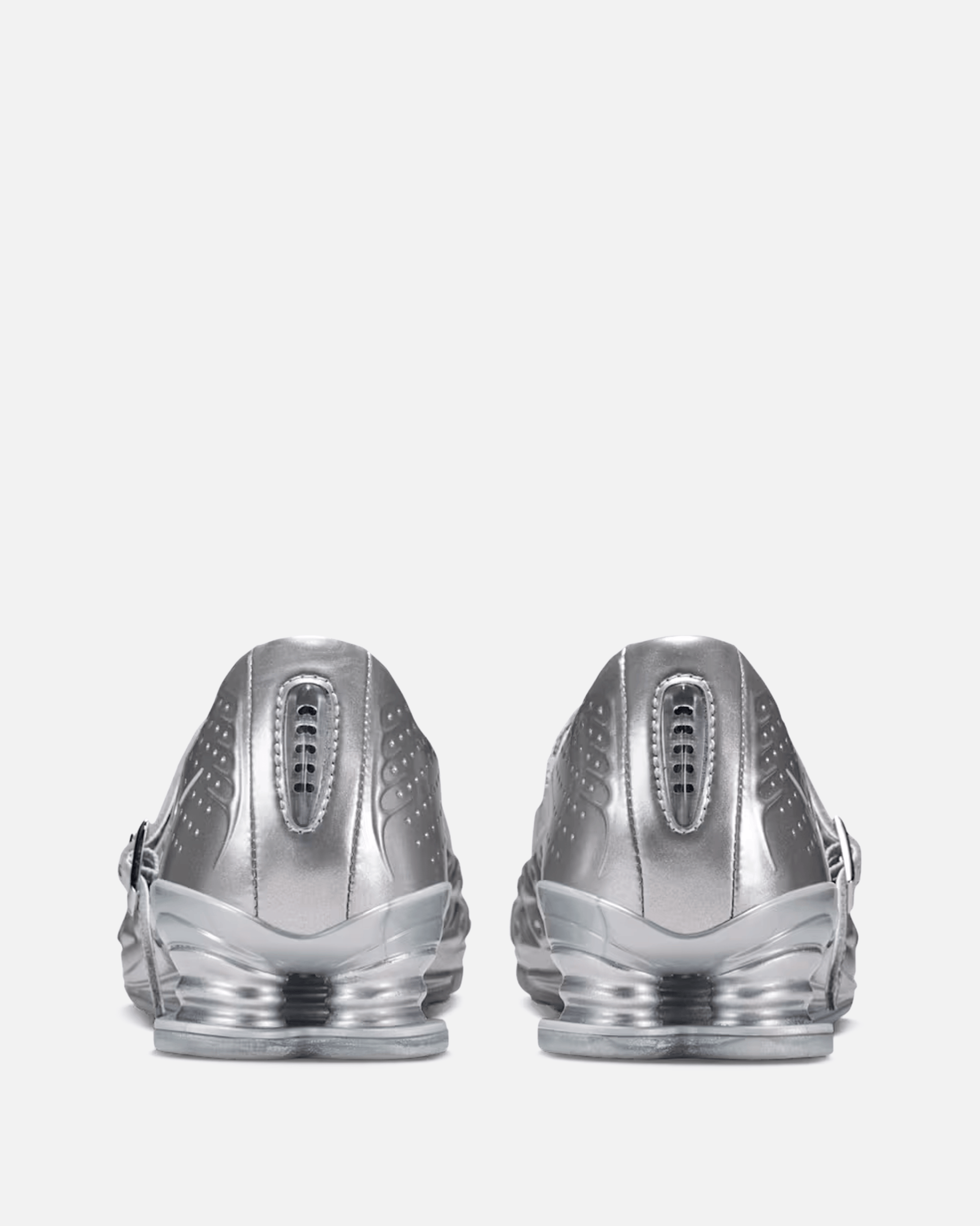 Nike Men's Sneakers Women's Shox Z Calistra in Metallic Silver