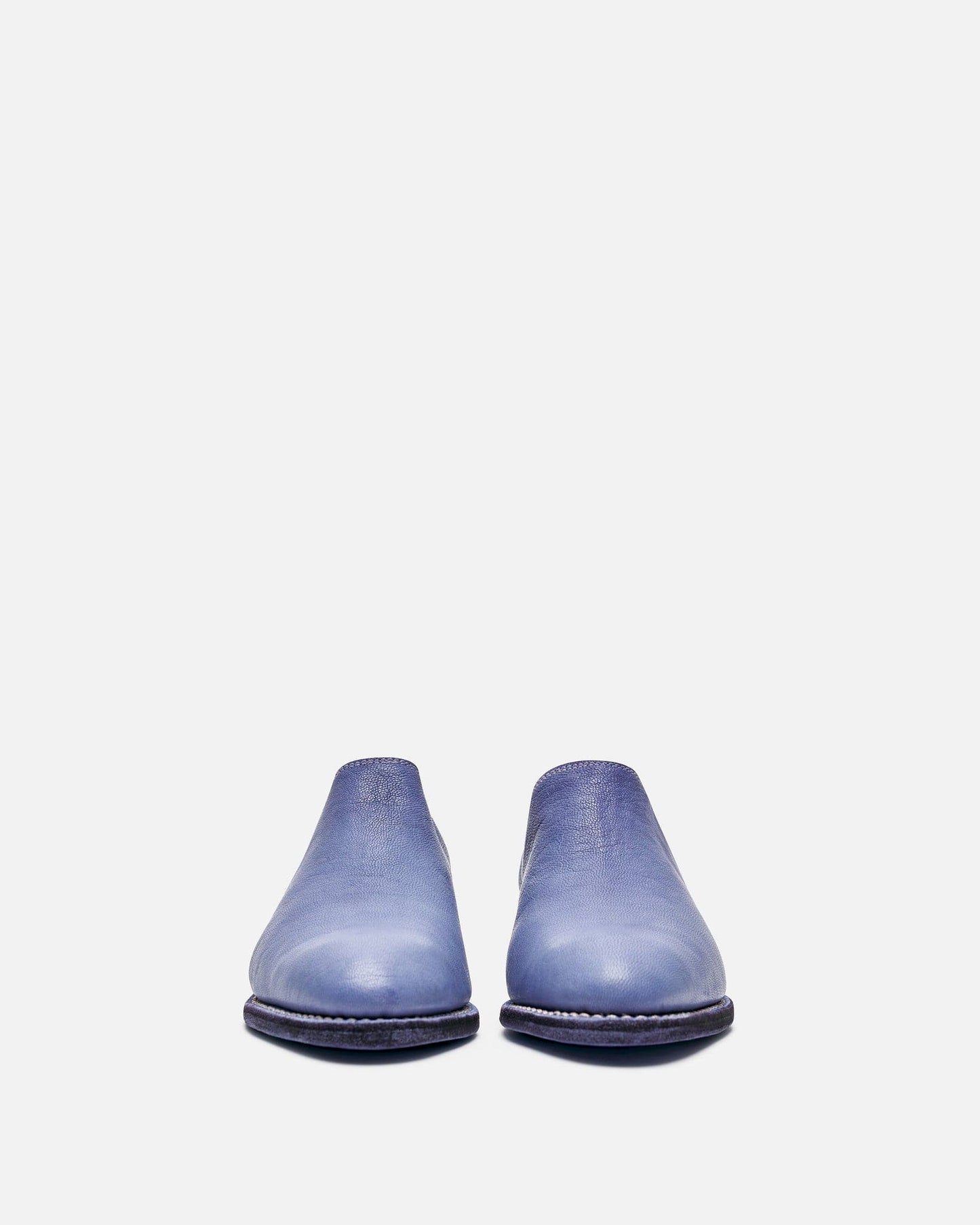 Guidi Women Sneakers Women's VG01I Full Grain Leather Metal Heel Mule in Lavender