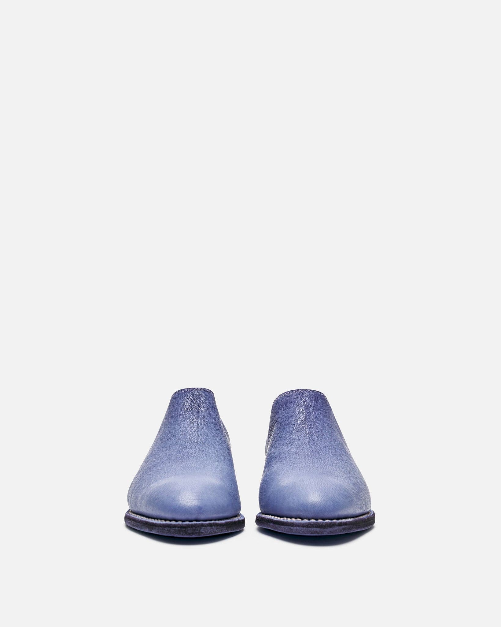 Guidi Women Sneakers Women's VG01I Full Grain Leather Metal Heel Mule in Lavender