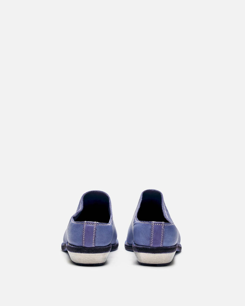 Guidi Women Sneakers Women's VG01I Full Grain Leather Metal Heel Mule in Lavender