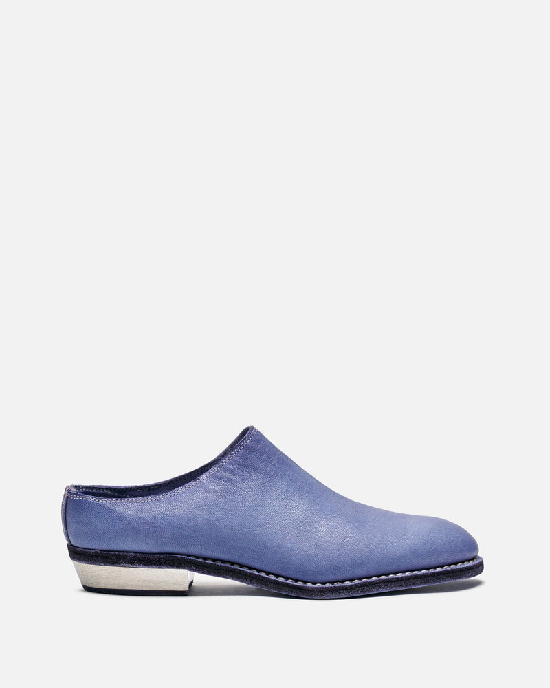 Women's VG01I Full Grain Leather Metal Heel Mule in Lavender SVRN Women's VG01I Full Grain Leather Metal Heel Mule in Lavender SVRN