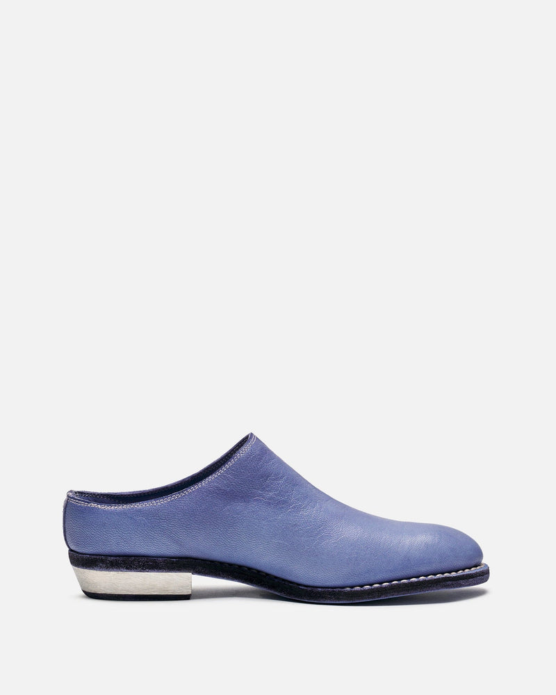Women's VG01I Full Grain Leather Metal Heel Mule in Lavender – SVRN