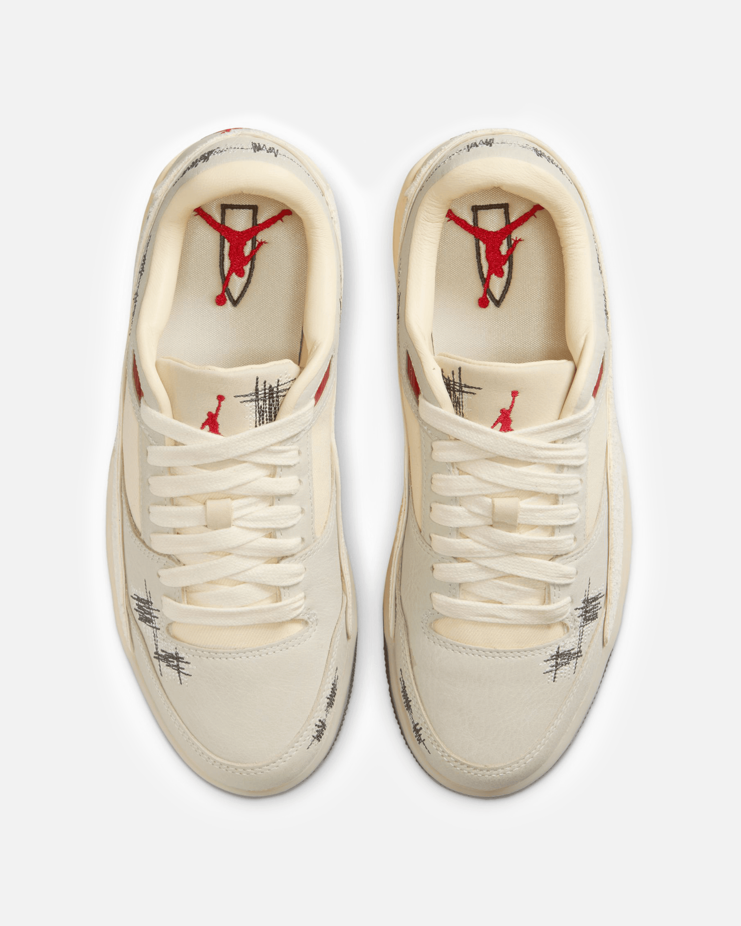 JORDAN Men's Sneakers Women's Who Decides War x Tela Jordan Flight Court SP in Coconut Milk