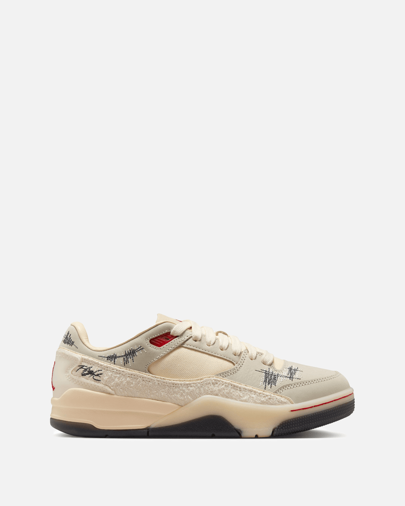 JORDAN Men's Sneakers Women's Who Decides War x Tela Jordan Flight Court SP in Coconut Milk