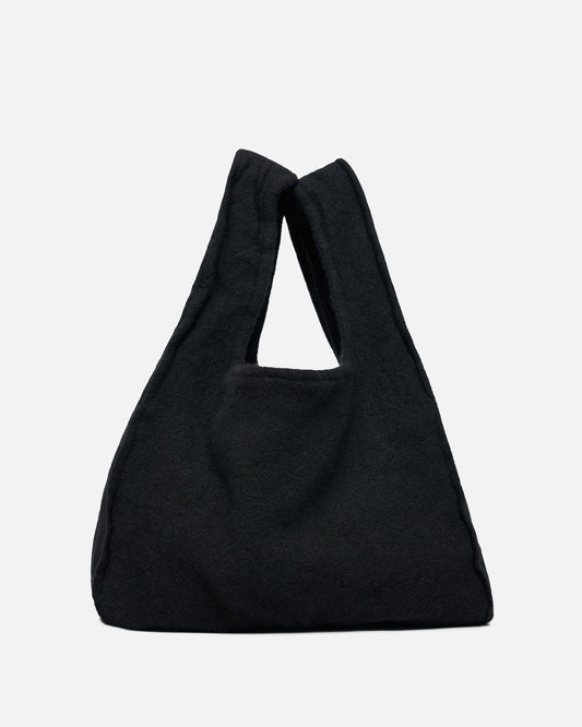 BLACK Comme des Garçons Men's Bags O/S Wool Laine Tote Bag in Black