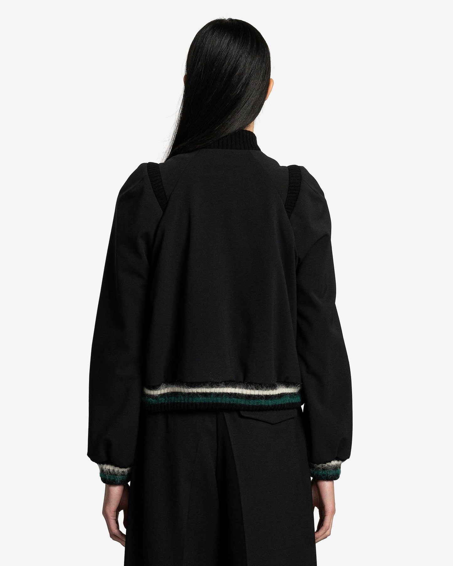 UNDERCOVER Women Jackets Wool Mounting Ribbed Jacket in Black