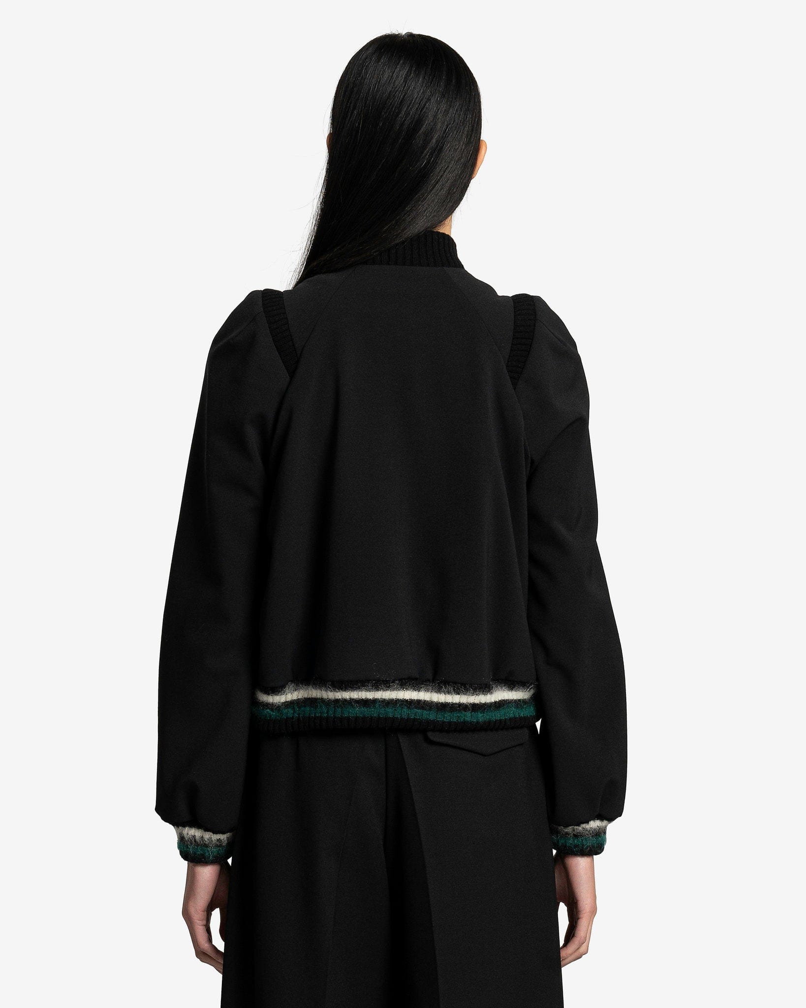 UNDERCOVER Women Jackets Wool Mounting Ribbed Jacket in Black