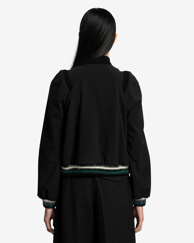 UNDERCOVER Women Jackets Wool Mounting Ribbed Jacket in Black