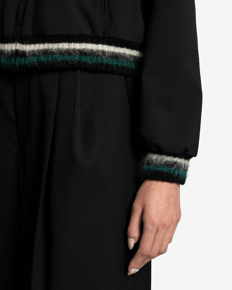 UNDERCOVER Women Jackets Wool Mounting Ribbed Jacket in Black