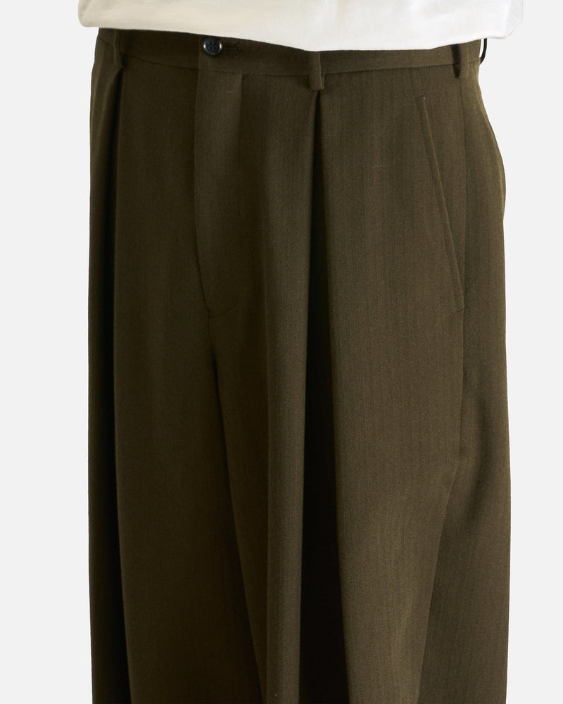 Comme des Garcons HOMME PLUS Men's Pants Wool Pants in Khaki