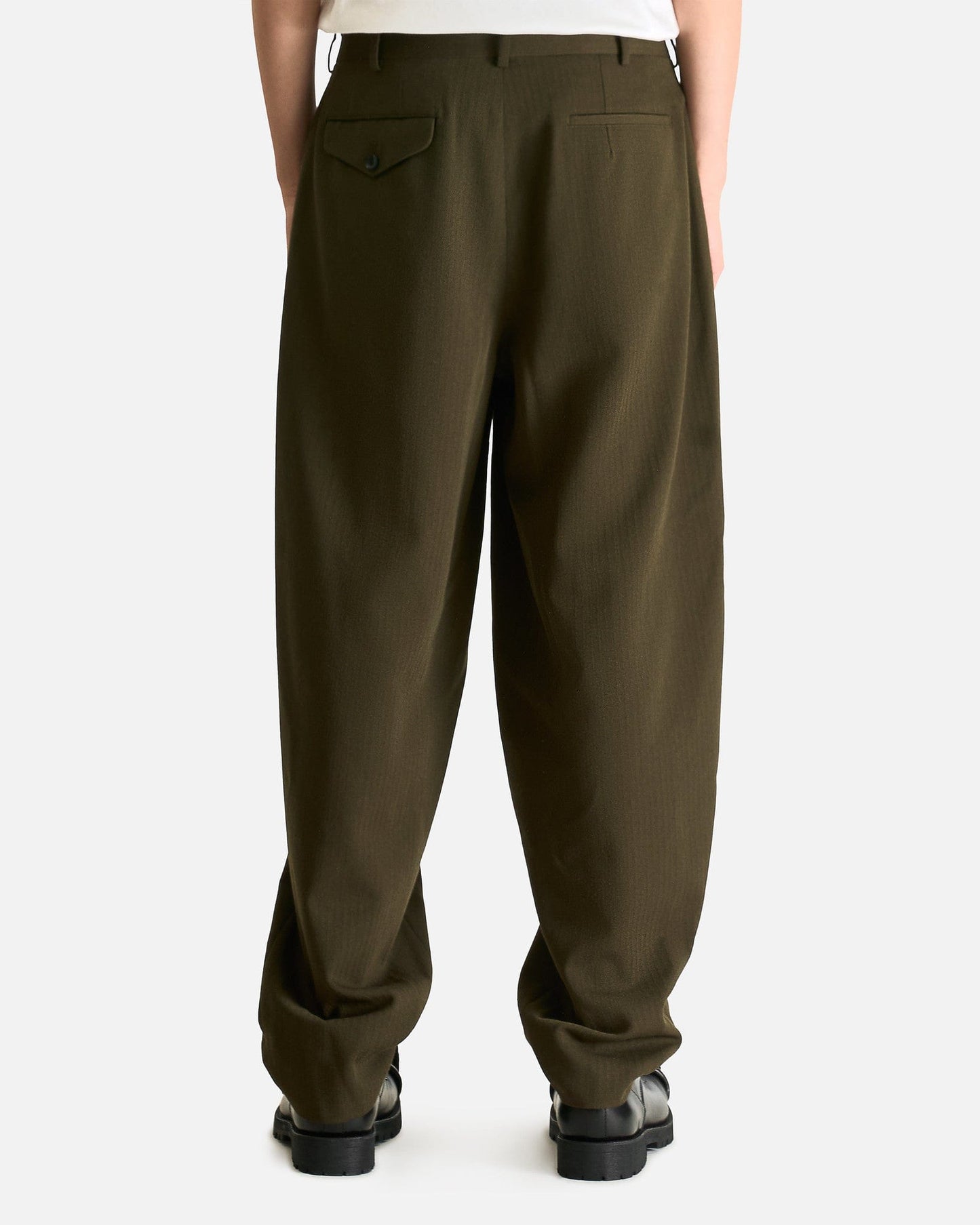 Comme des Garcons HOMME PLUS Men's Pants Wool Pants in Khaki