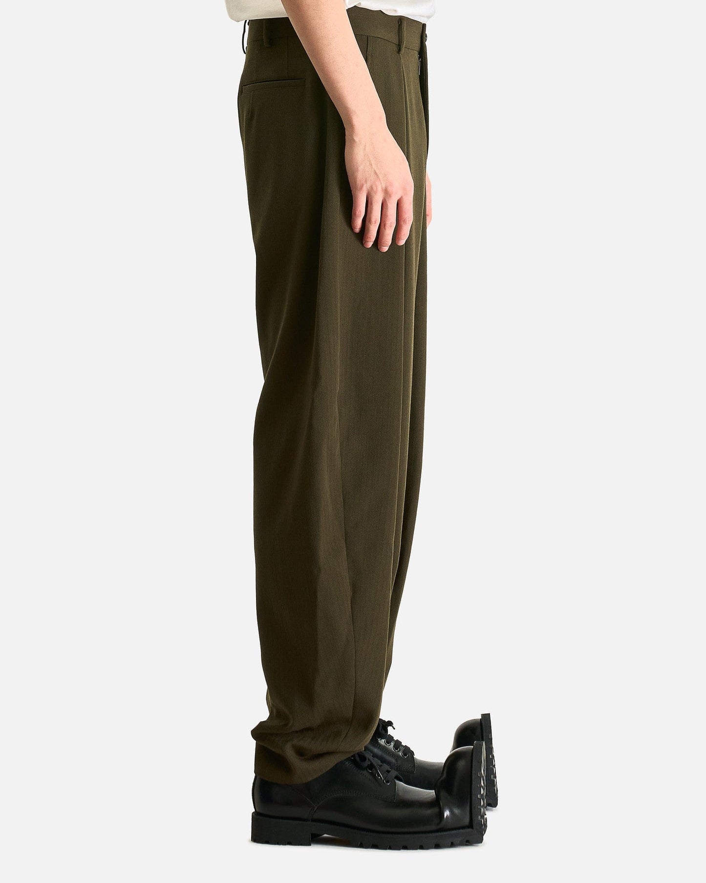 Comme des Garcons HOMME PLUS Men's Pants Wool Pants in Khaki