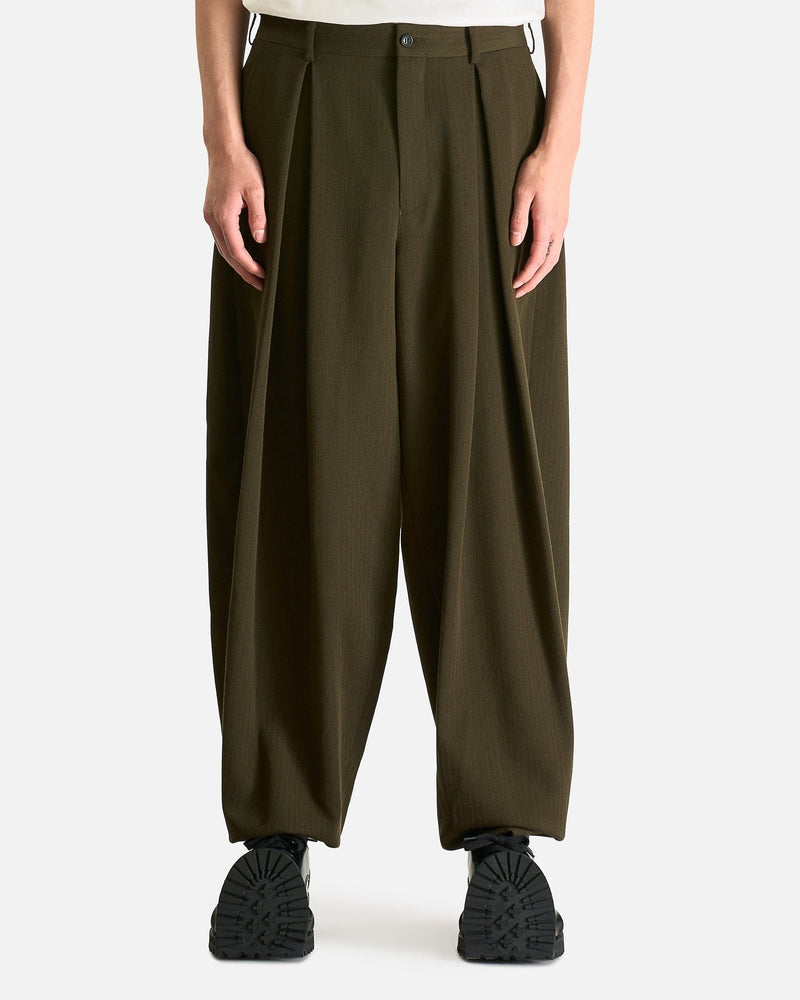 Comme des Garcons HOMME PLUS Men's Pants Wool Pants in Khaki