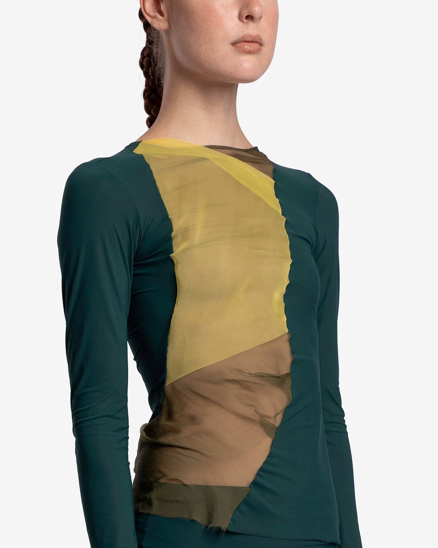 Paula Canovas Del Vas Women Tops Woozy Top in Yellow/Forest