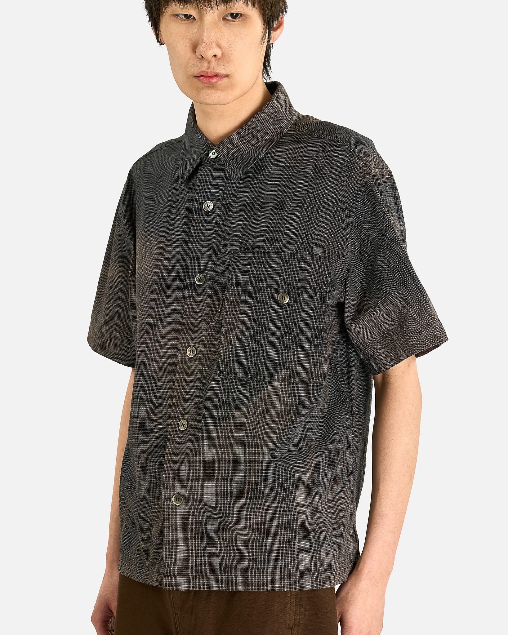 JiyongKim Men's Shirts Work Shirt in Black