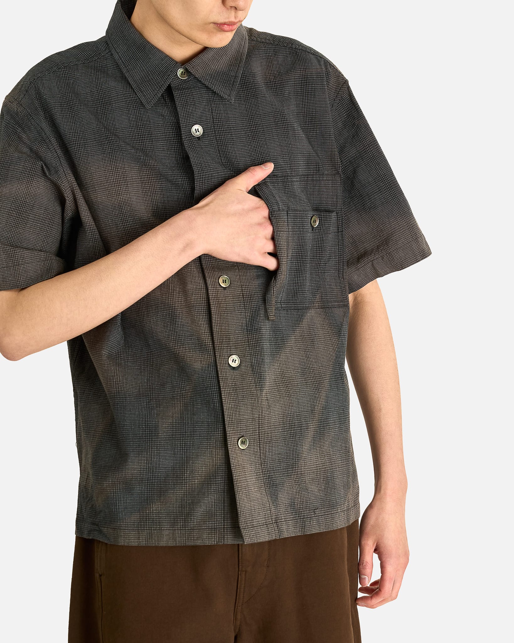 JiyongKim Men's Shirts Work Shirt in Black