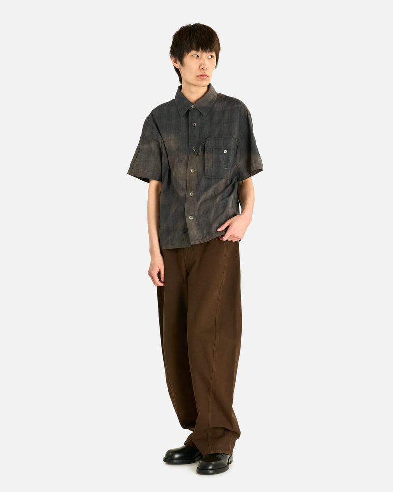 JiyongKim Men's Shirts Work Shirt in Black