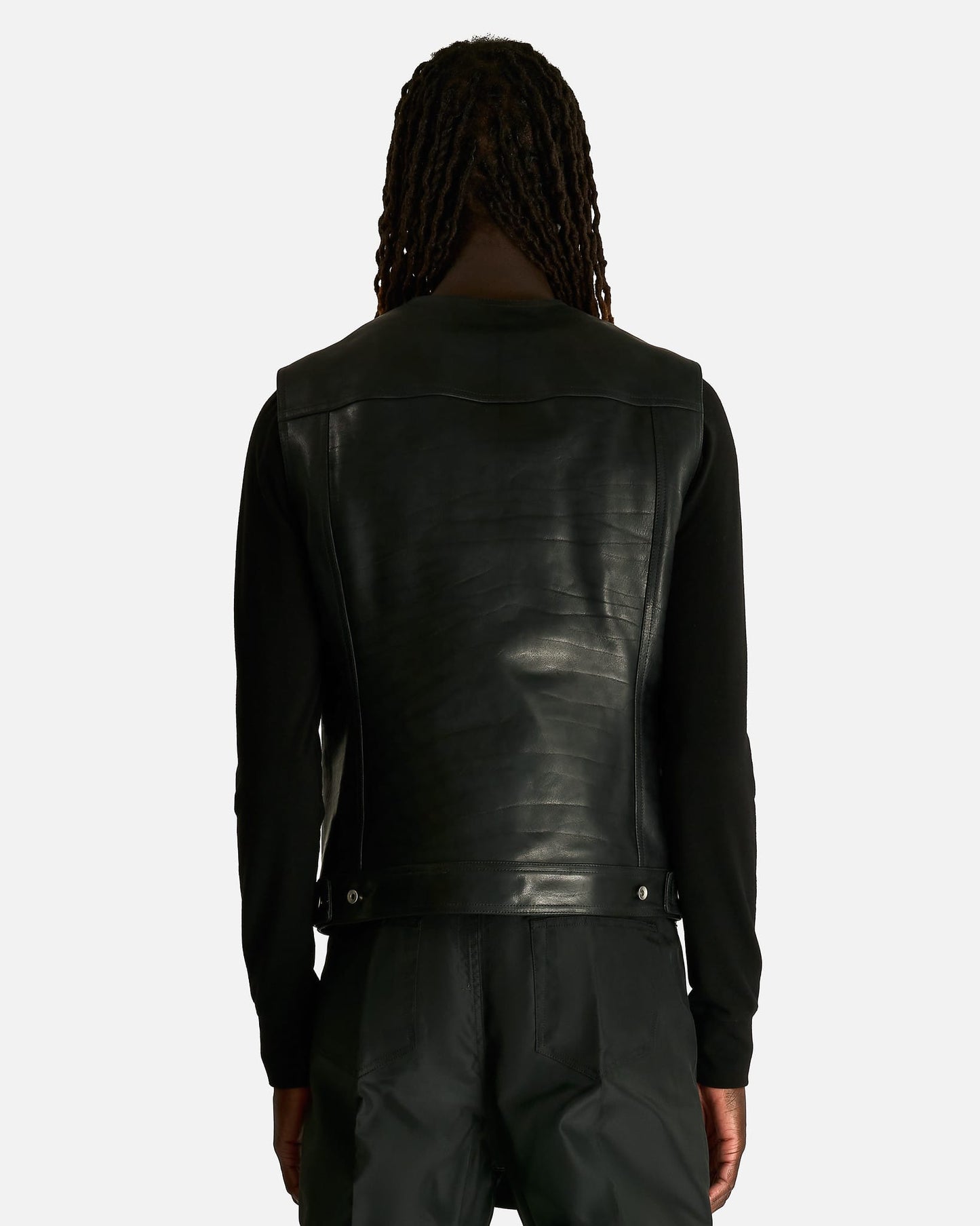 Rick Owens Men's Jackets Work Vest in Black