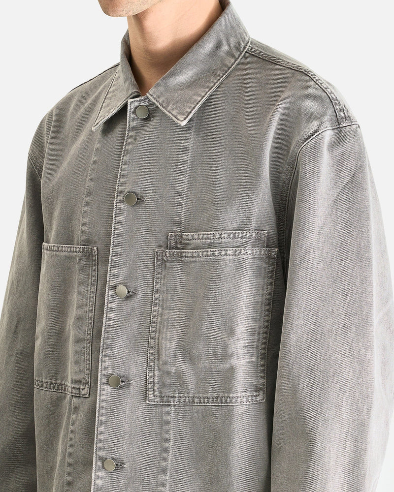 LEMAIRE Men's Shirts Workwear Overshirt in Heather