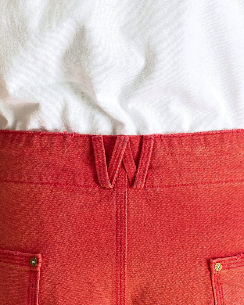 Willy Chavarria Men's Pants Workwear Toluca Pant in Red