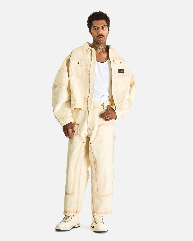 Willy Chavarria Men's Pants Workwear Toluca Pant in White