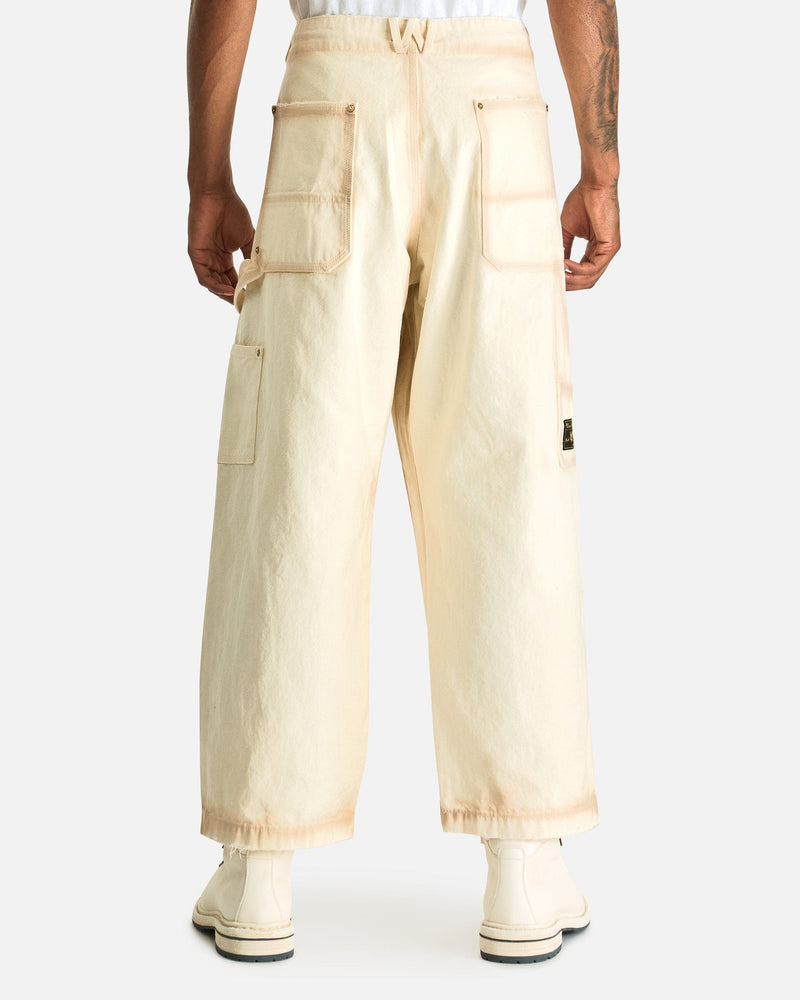 Willy Chavarria Men's Pants Workwear Toluca Pant in White