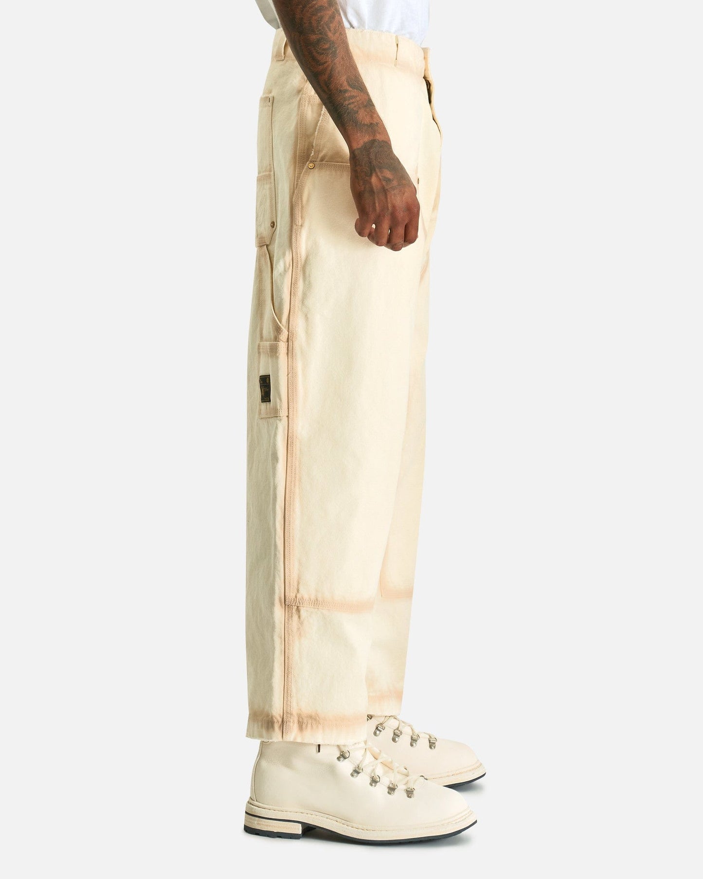 Willy Chavarria Men's Pants Workwear Toluca Pant in White