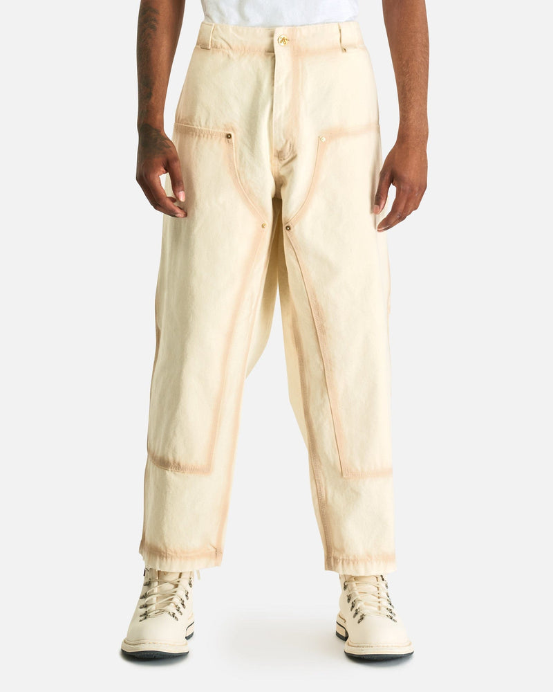 Willy Chavarria Men's Pants Workwear Toluca Pant in White