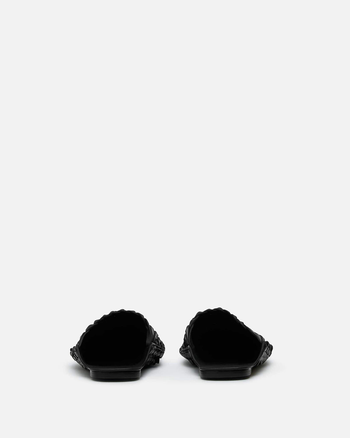 The Row Men's Shoes Woven Slip On in Black
