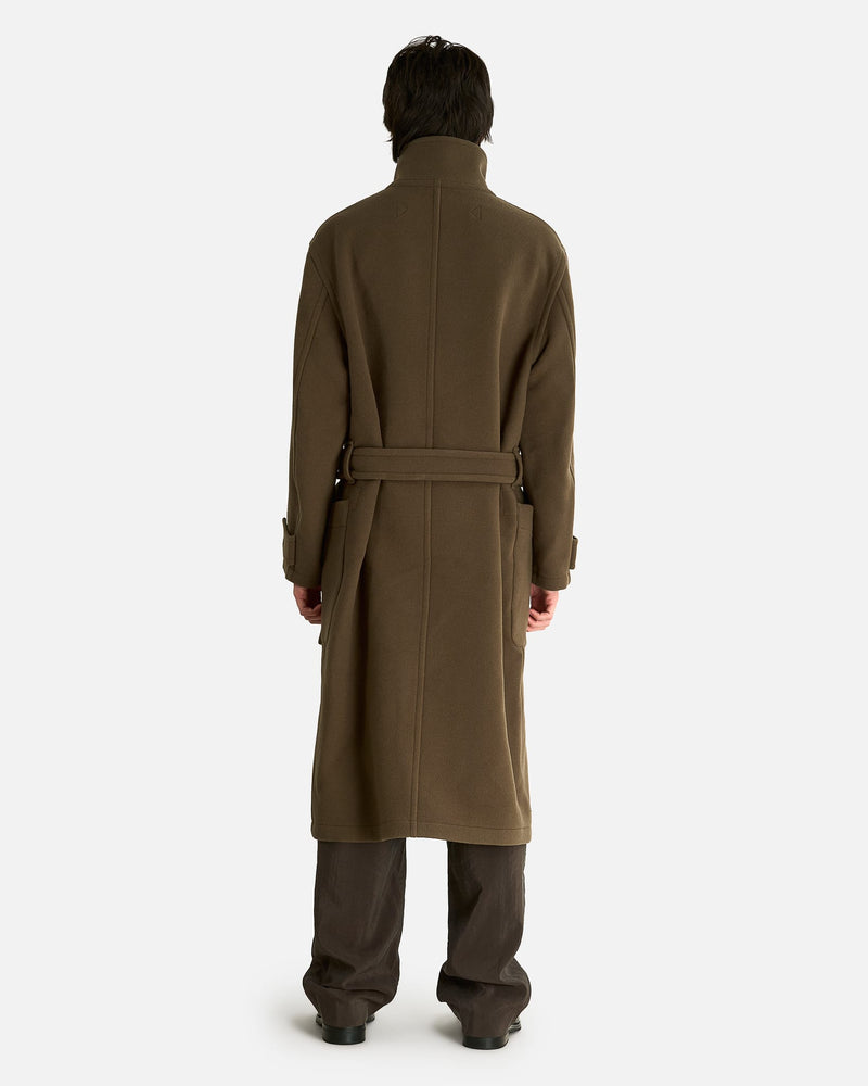 LEMAIRE Men's Coat Wrap Coat in Thyme