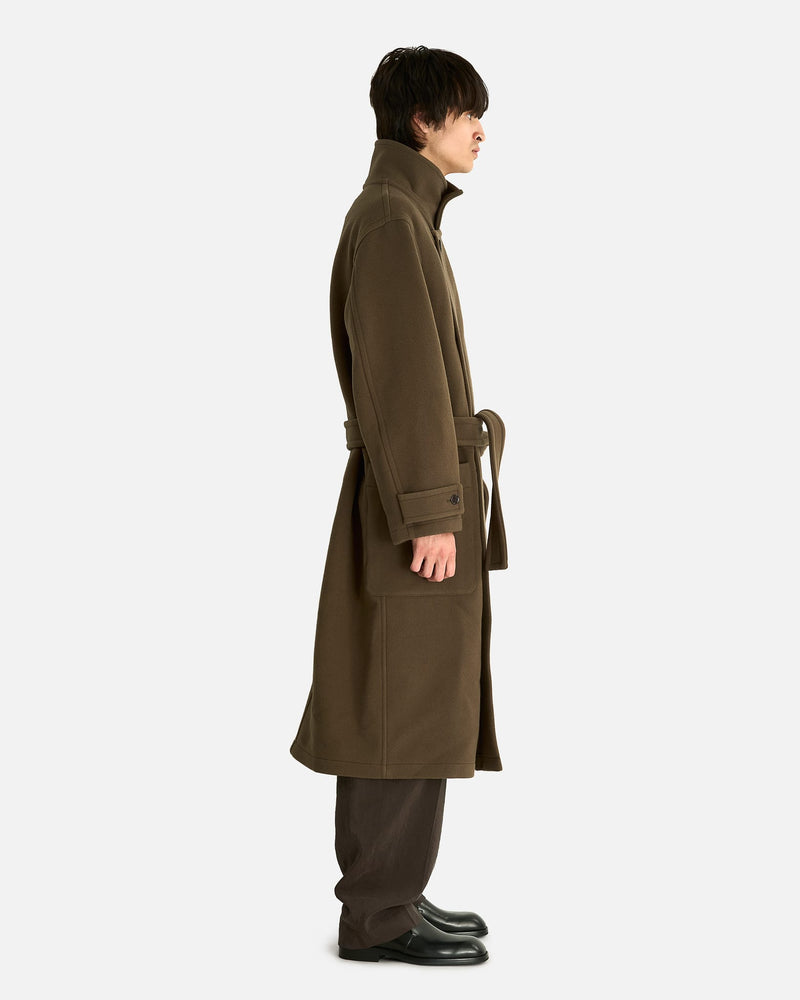 LEMAIRE Men's Coat Wrap Coat in Thyme
