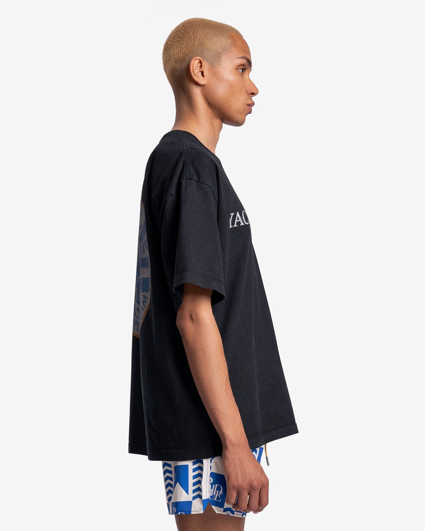 Rhude Men's T-Shirts Yachtmaster T-Shirt in Vintage Black