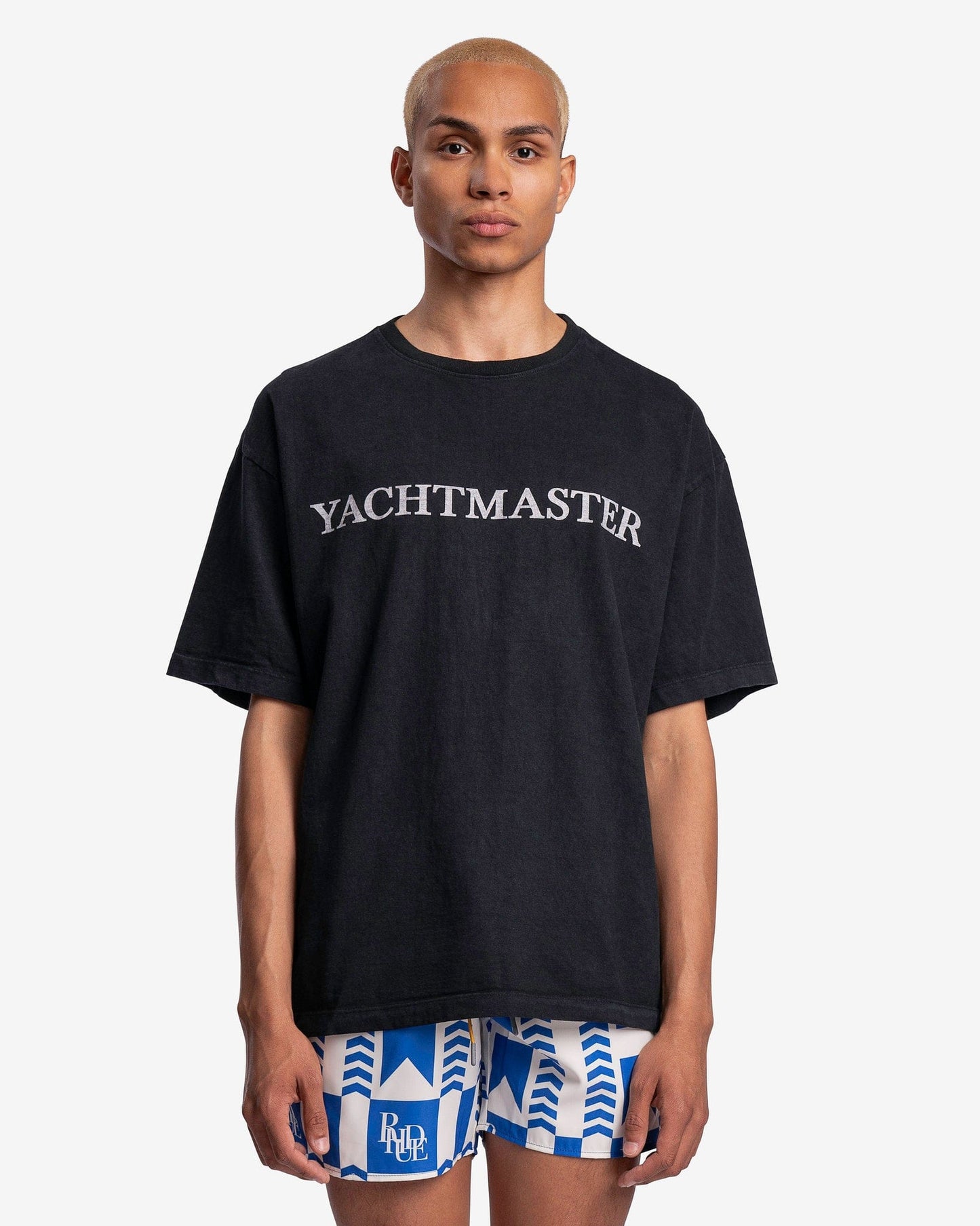 Rhude Men's T-Shirts Yachtmaster T-Shirt in Vintage Black