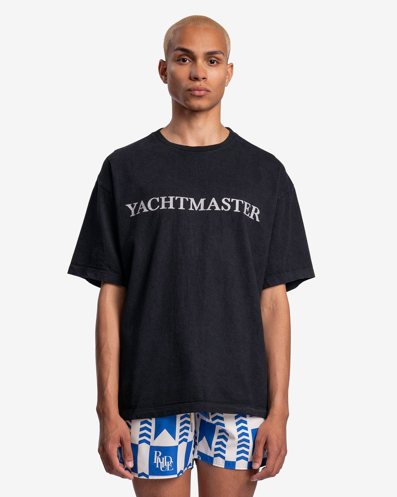 Rhude Men's T-Shirts Yachtmaster T-Shirt in Vintage Black