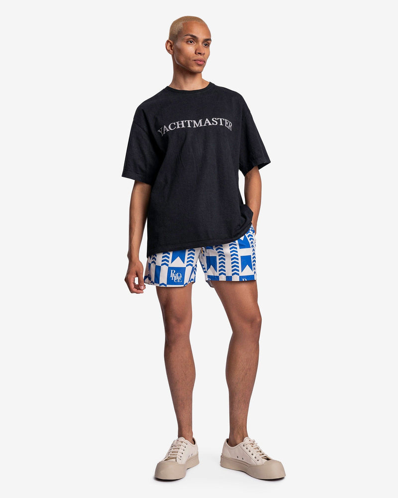 RHUDE / Yacht master short-sleeved T-shirt/M/コットン/ブラック Yachtmaster T-Shirt in Vintage Black – SVRN