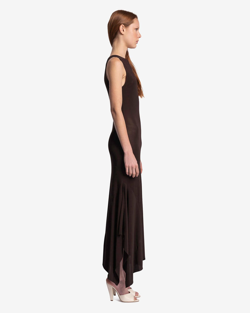 Yausi Viscose Asymmetrical in Brown SVRN Yausi Viscose Asymmetrical in Brown SVRN