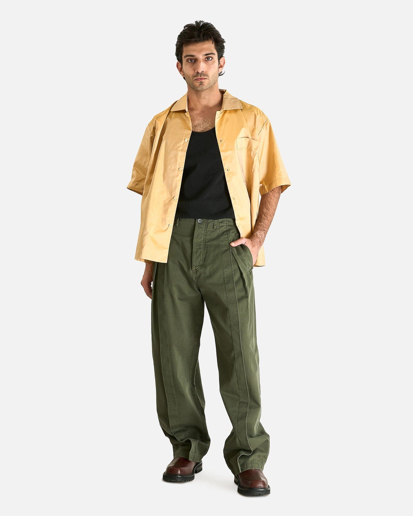 AUBERO Men's Pants Yosemite Pant in Artichoke