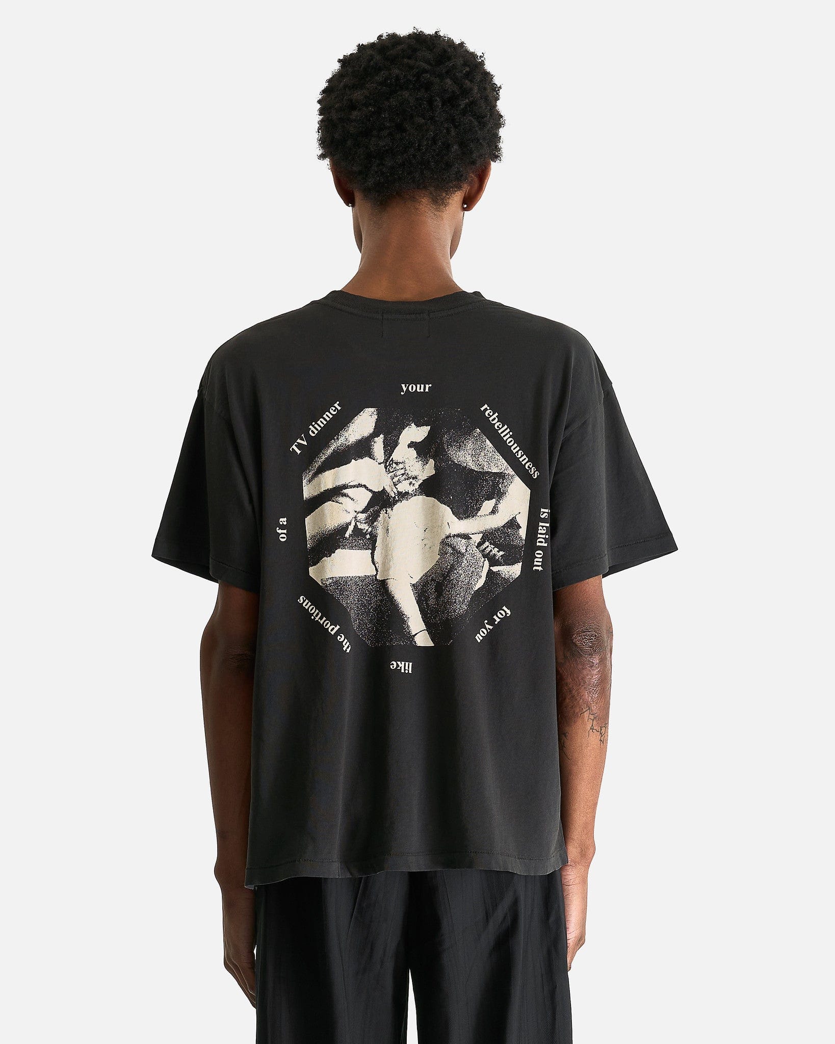 You Are Nothing T-Shirt in Faded Black – SVRN