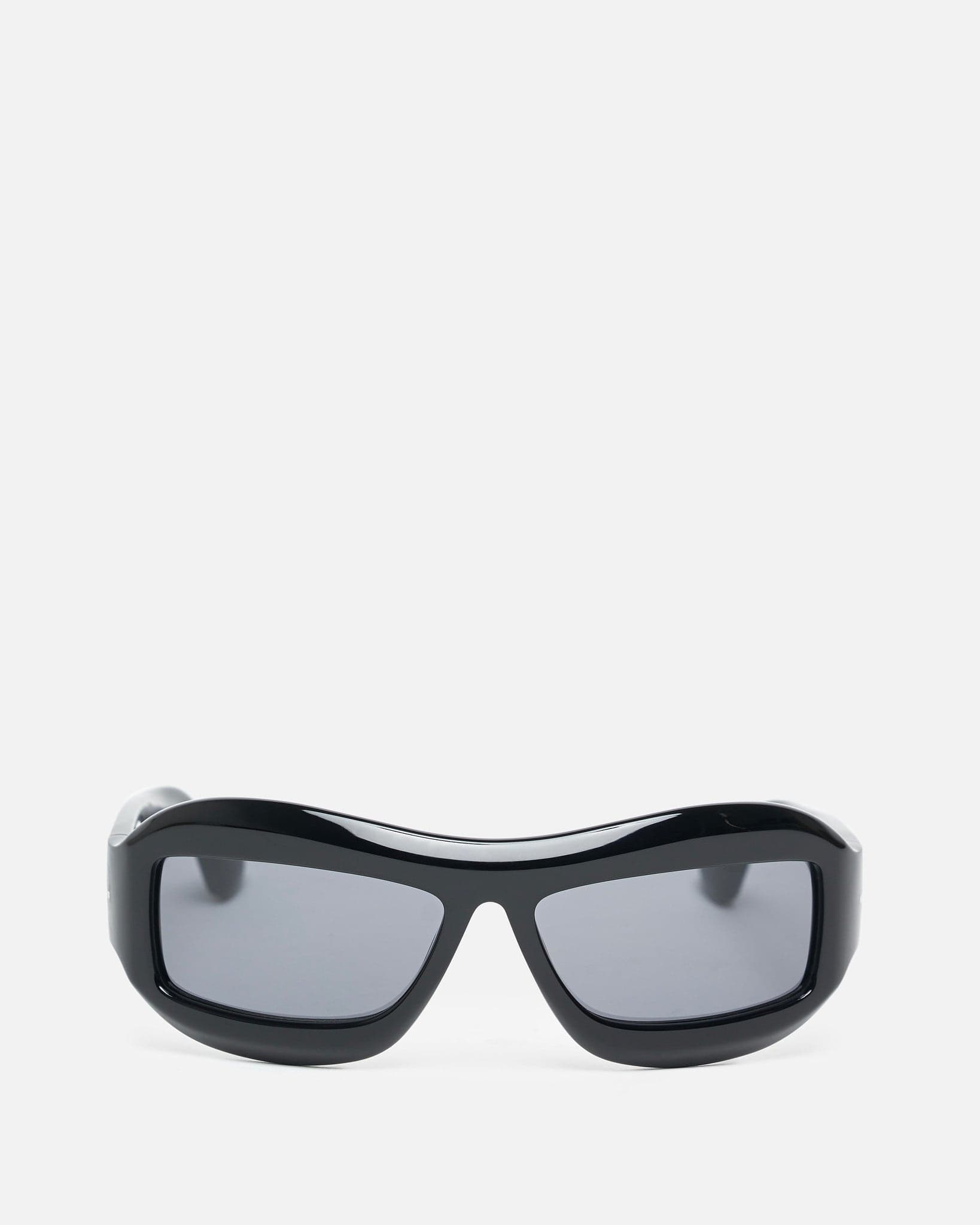 Port Tanger Eyewear O/S Zarin in Black Acetate/Black Lens