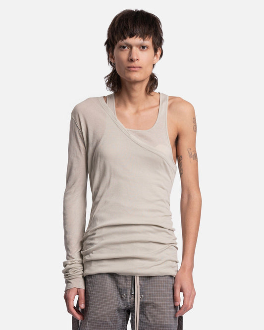 Rick Owens Men's Tops Ziggy Banana Tank in Pearl