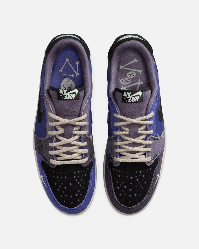 JORDAN Men's Sneakers Zion Williamson x Air Jordan 1 Low OG 'Voodoo Alternate'